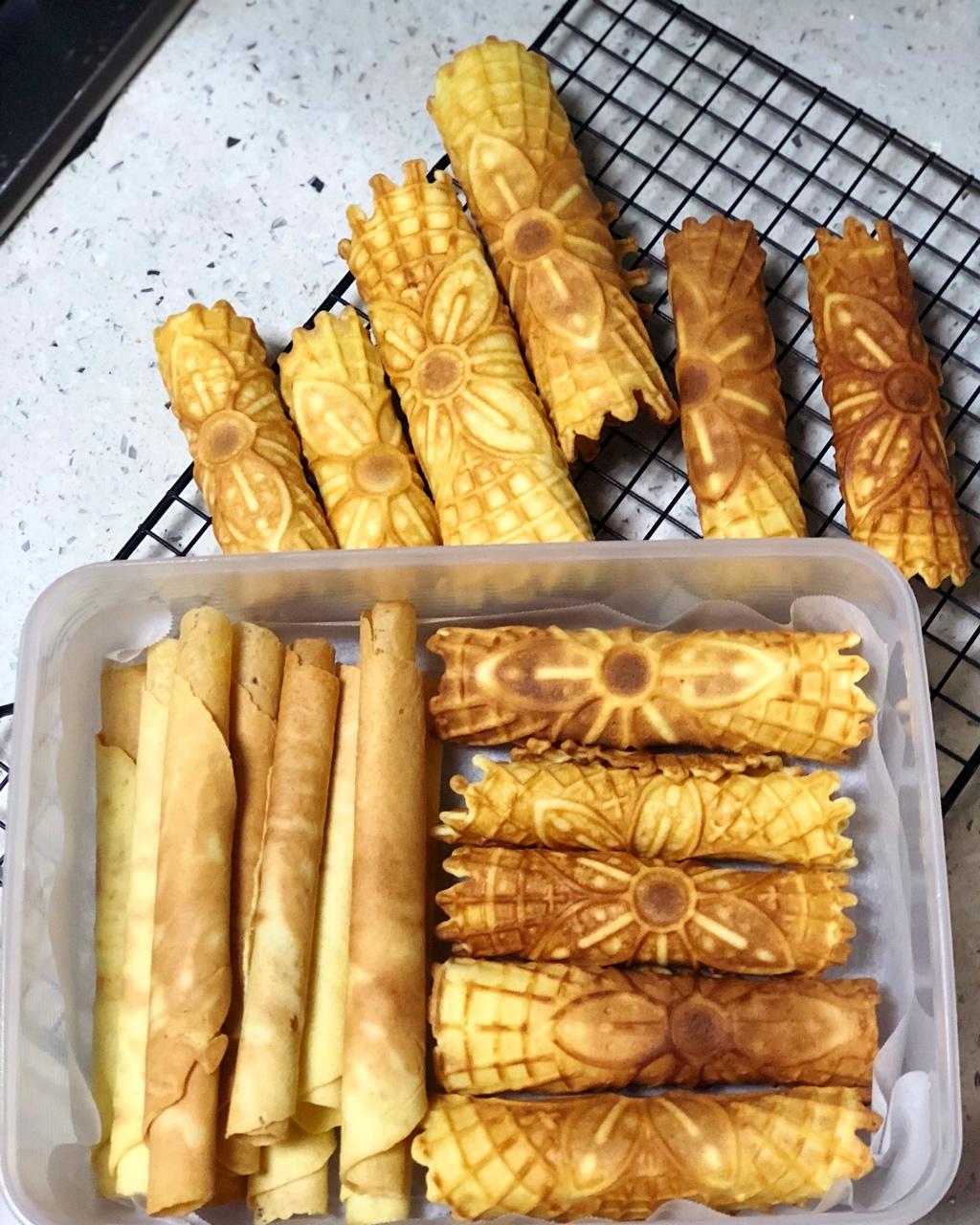 芝麻香酥蛋卷（视频食谱）