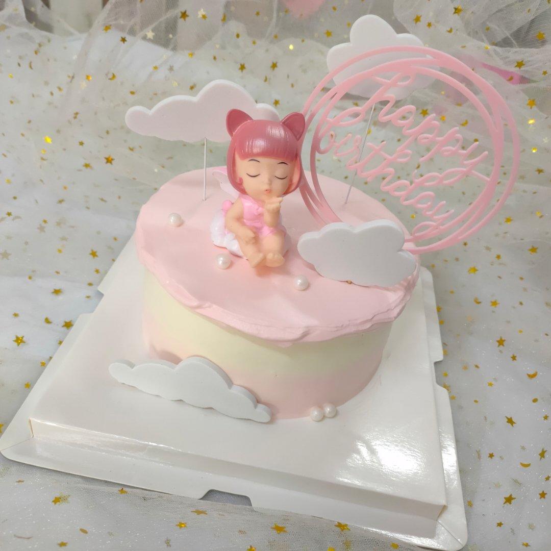 粉色系少女心蛋糕