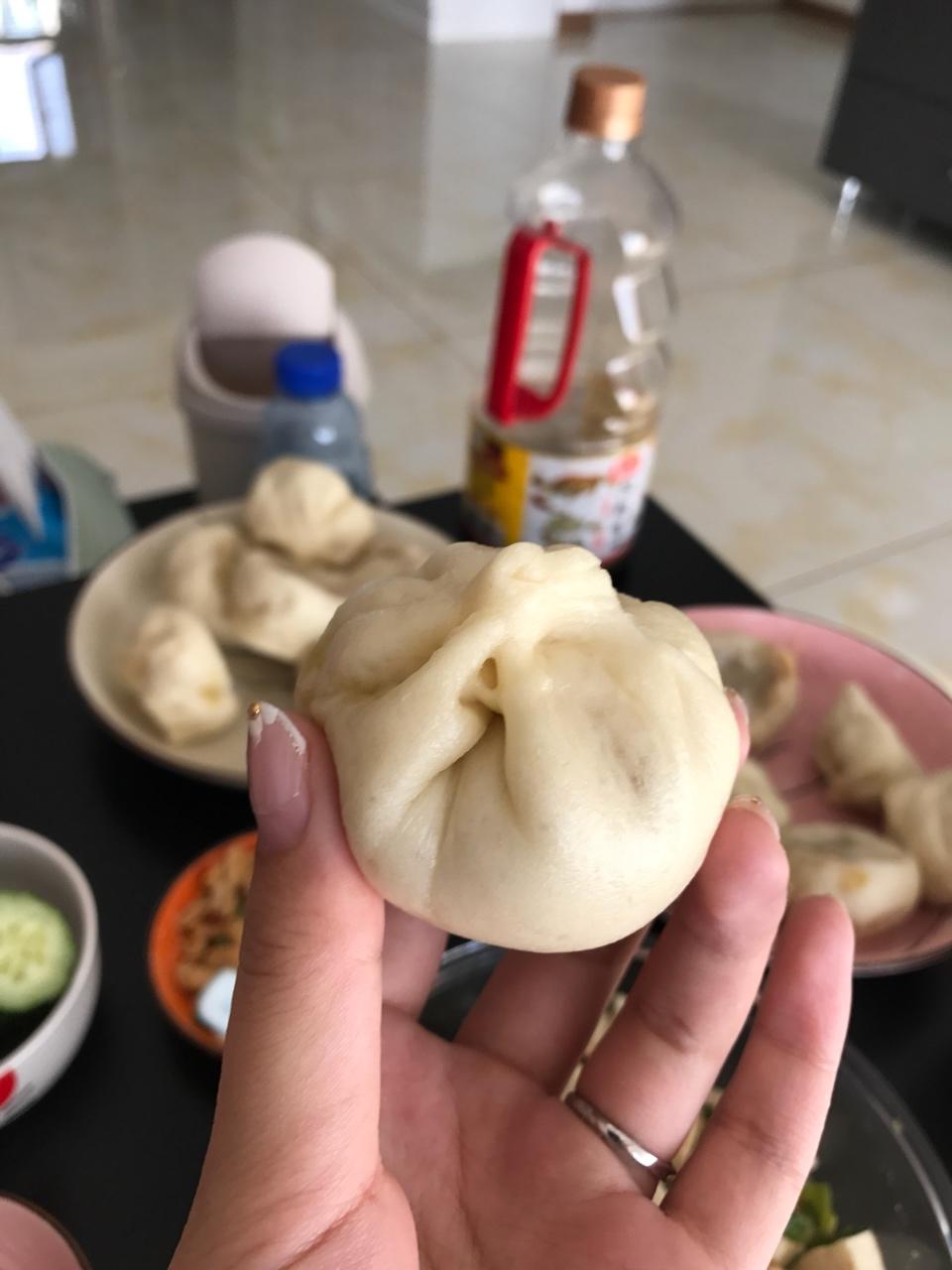 手工包子（肚脐包）