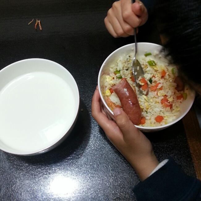 杂炒米饭的做法