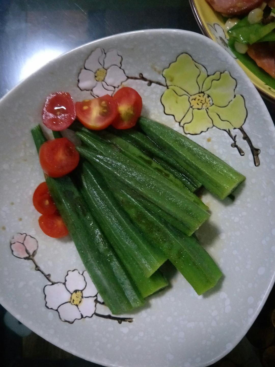 【白灼秋葵】清爽简单