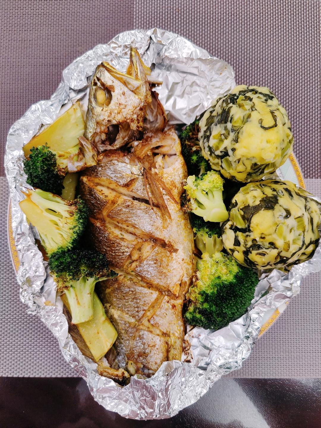 干煱黄花鱼（空气炸锅版）