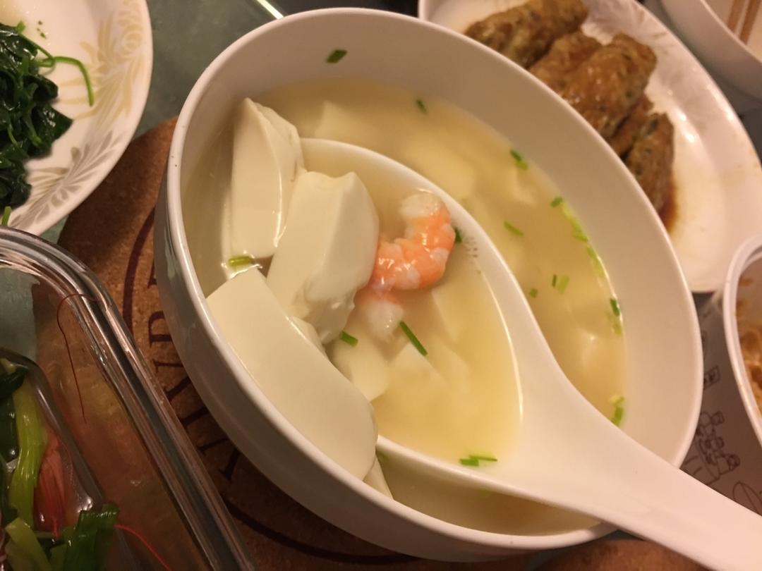 虾仁豆腐羹