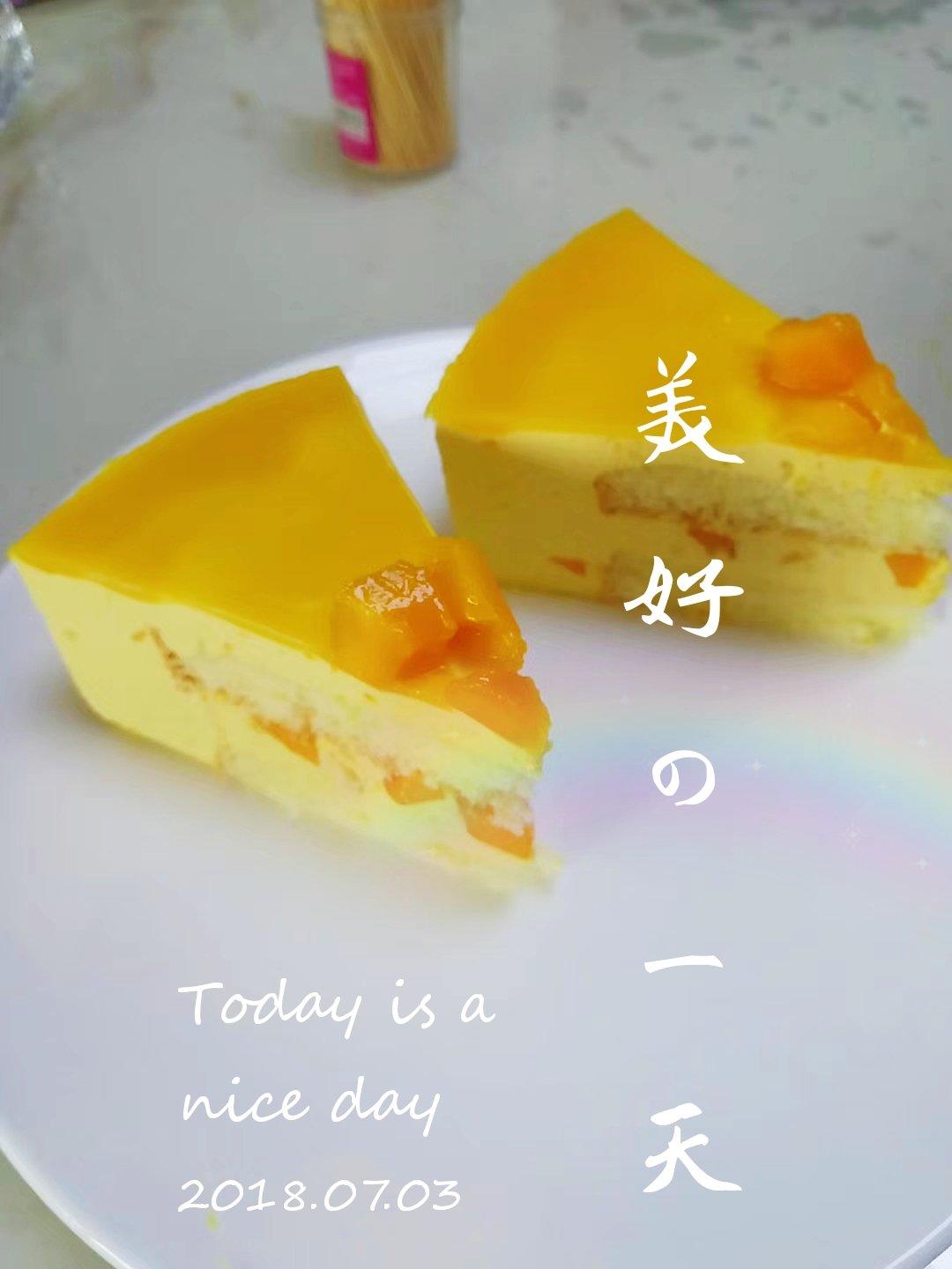 【视频】芒果慕斯（6寸） | 含镜面果胶配方