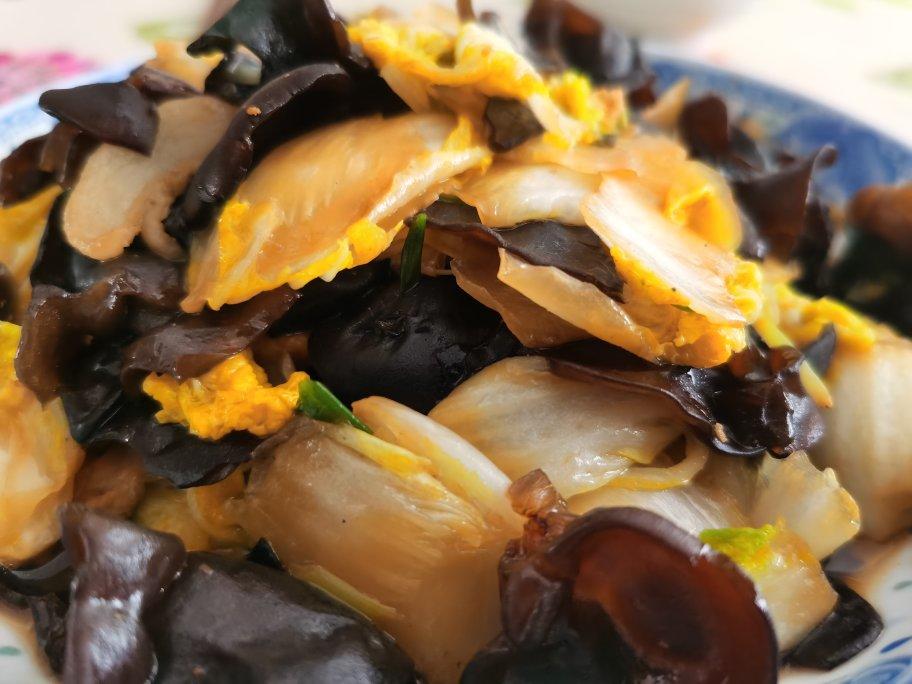 juli366做的白菜片炒木耳