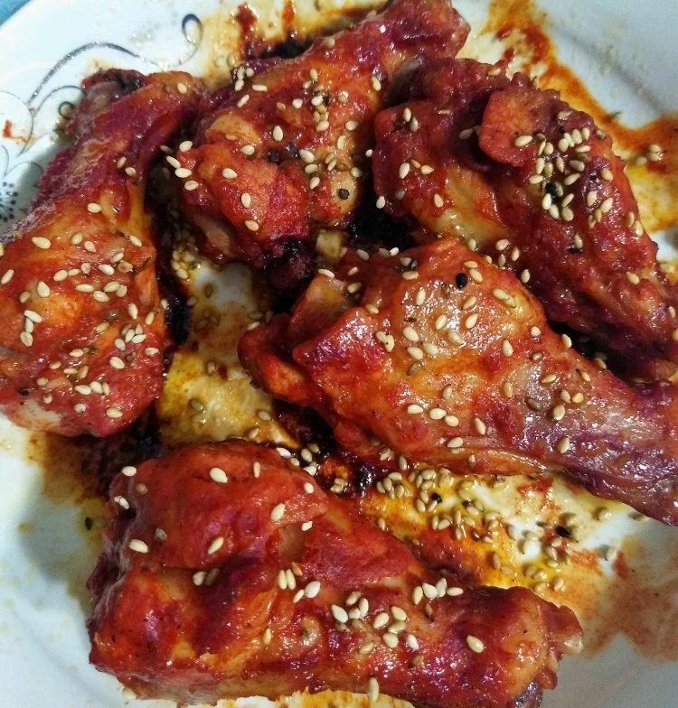 微波炉烤鸡腿