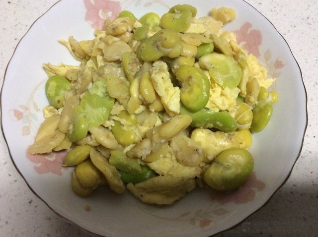 鸡蛋蚕豆米