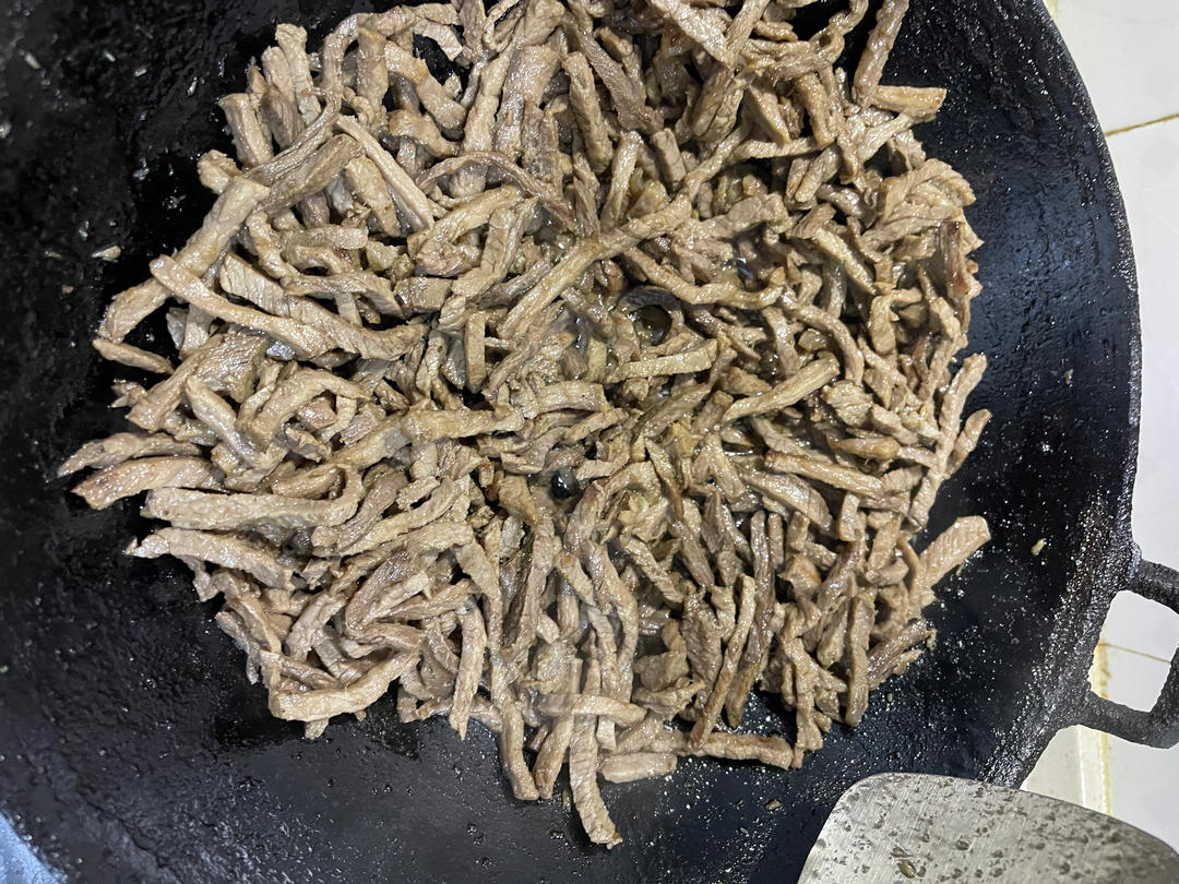 省油快速版干煸牛肉丝