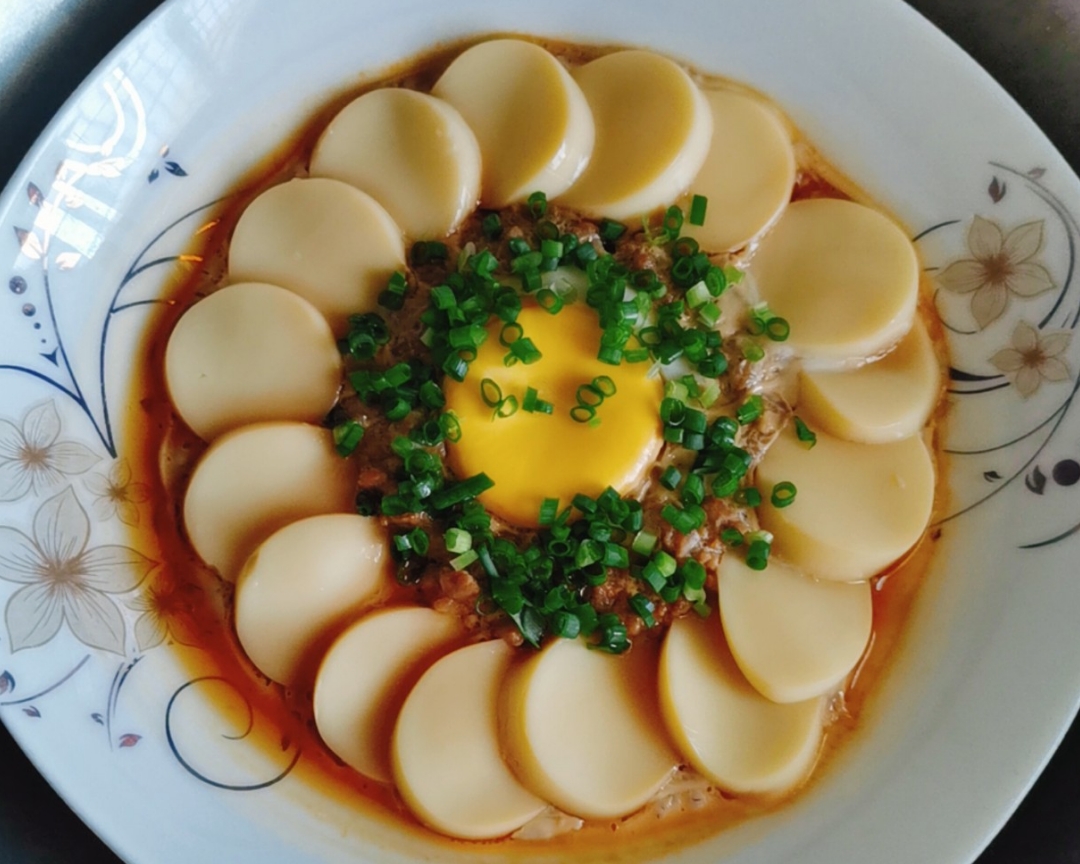日本豆腐肉沫蒸蛋