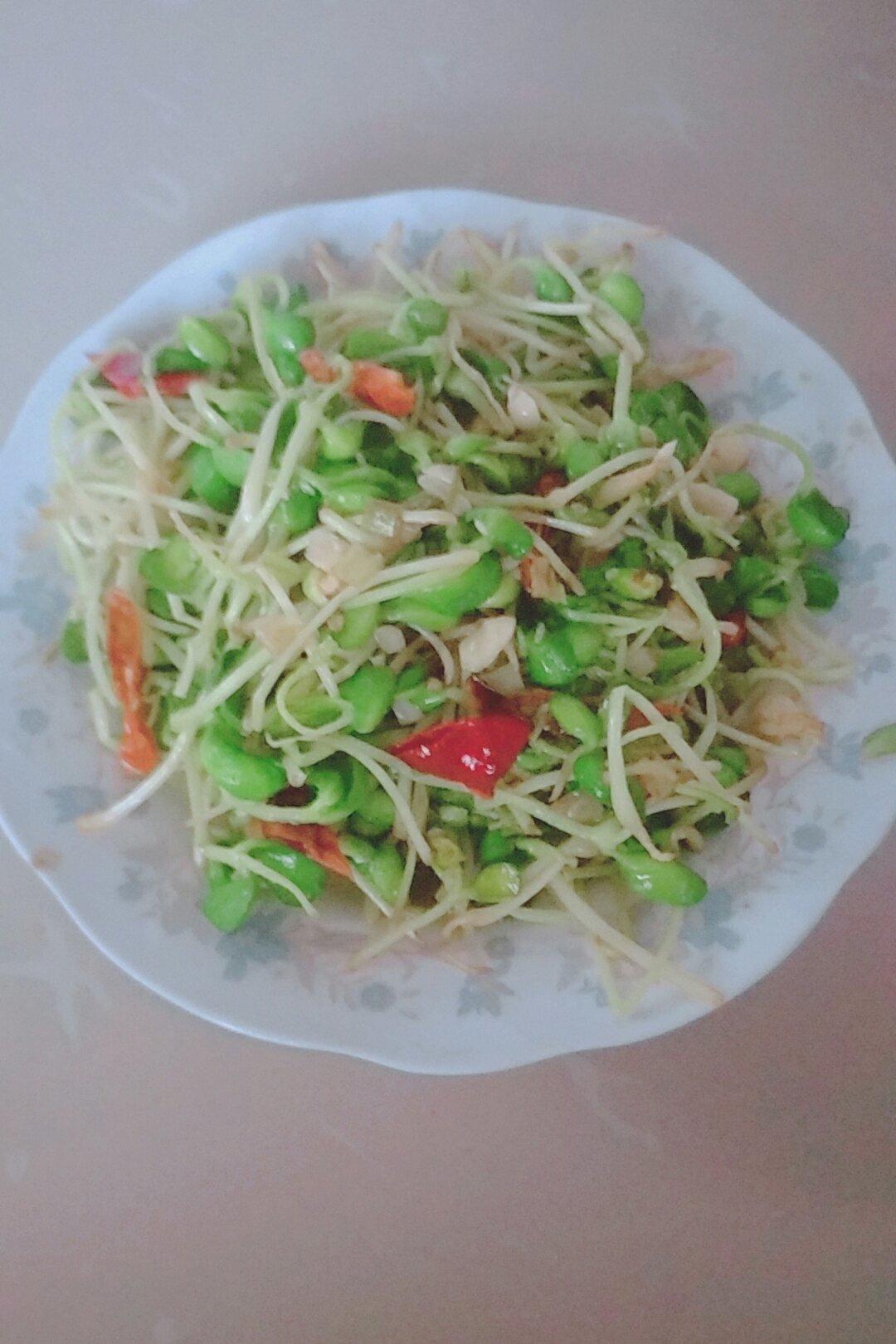 蒜香绿豆芽