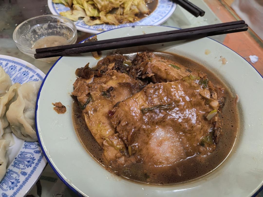 家常红烧比目鱼（熬鳎目鱼）