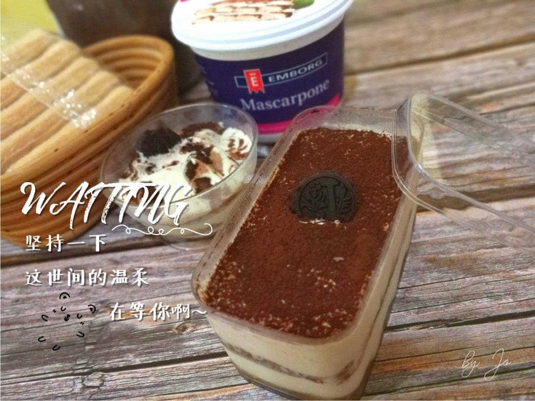 提拉米苏（熟蛋,无吉利丁）+自制马斯卡彭