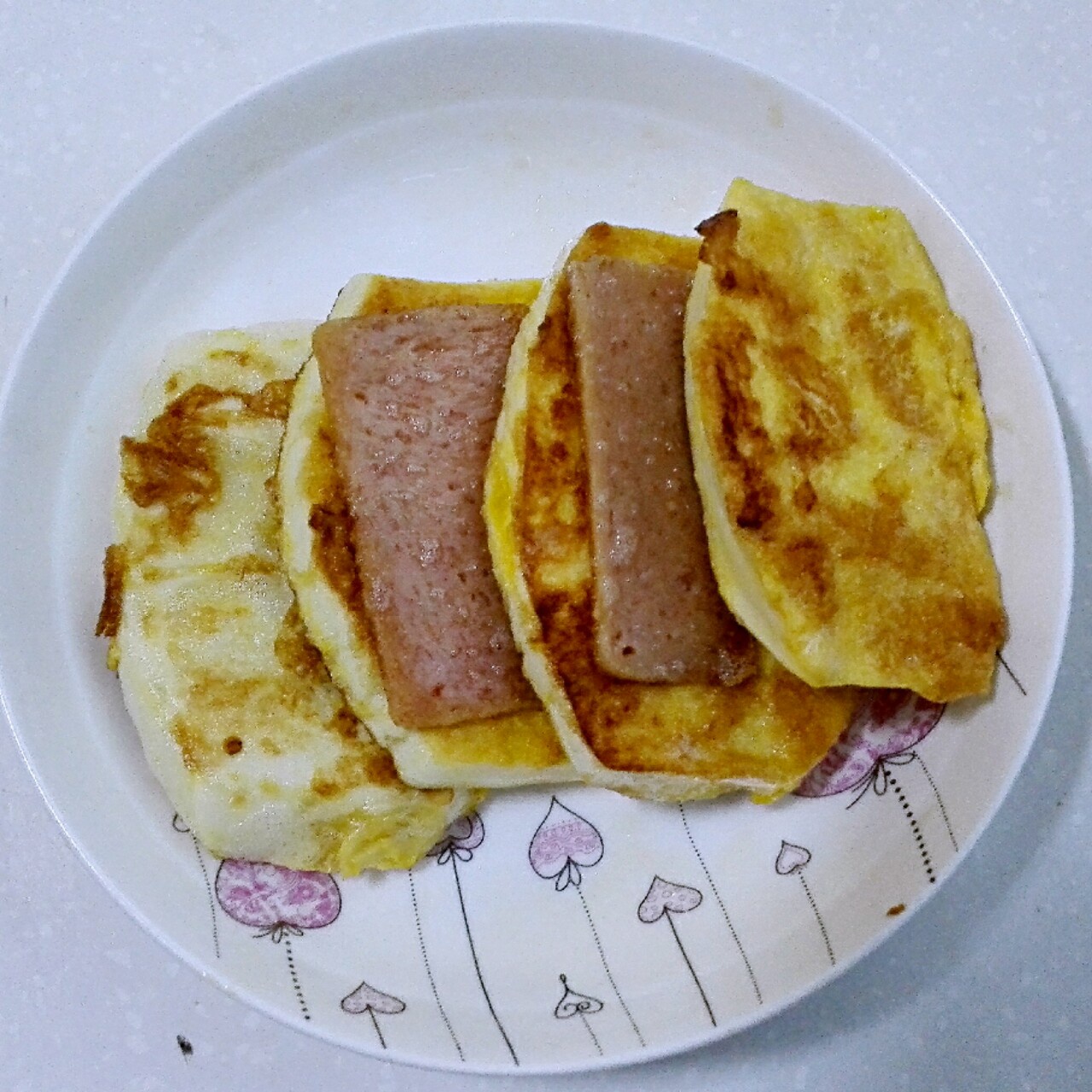 早餐鸡蛋馒头片