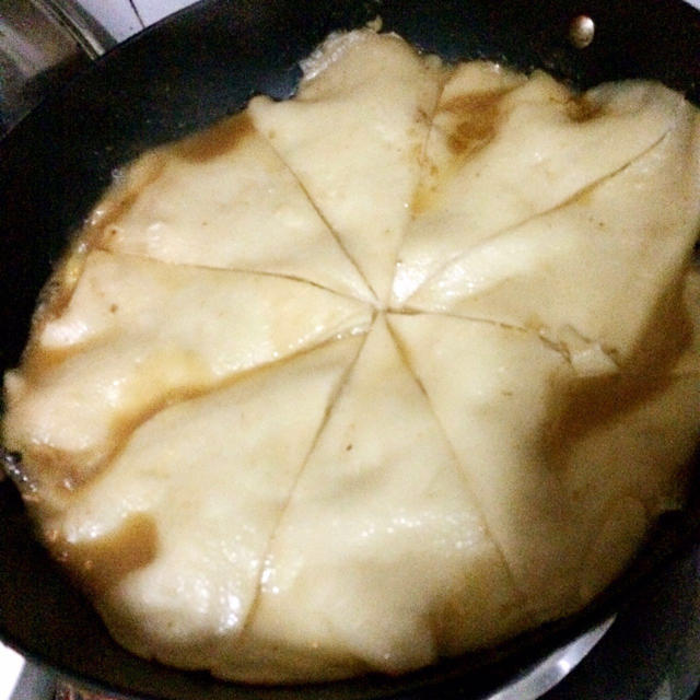豆角烀饼