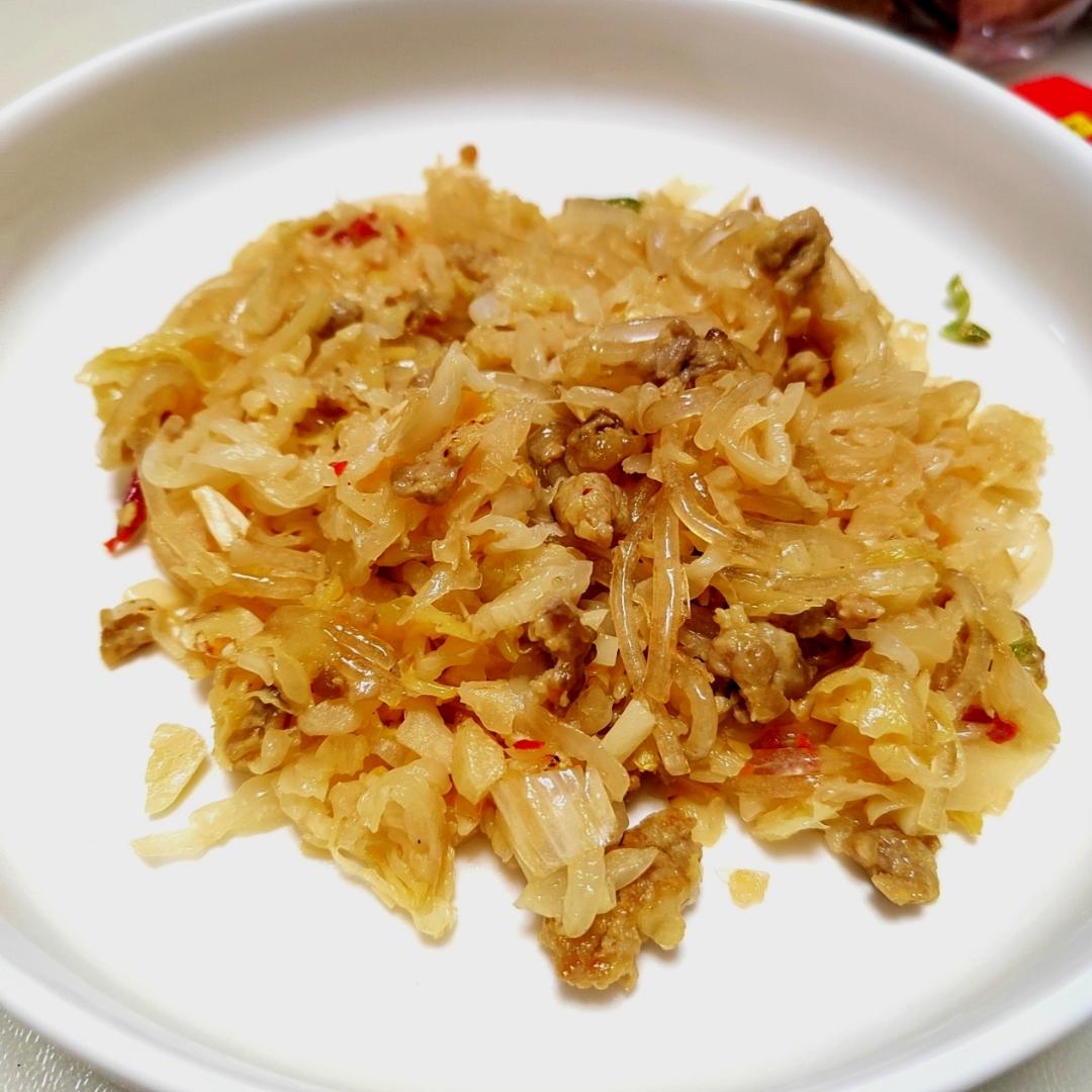 接地气家常菜--东北炒酸菜