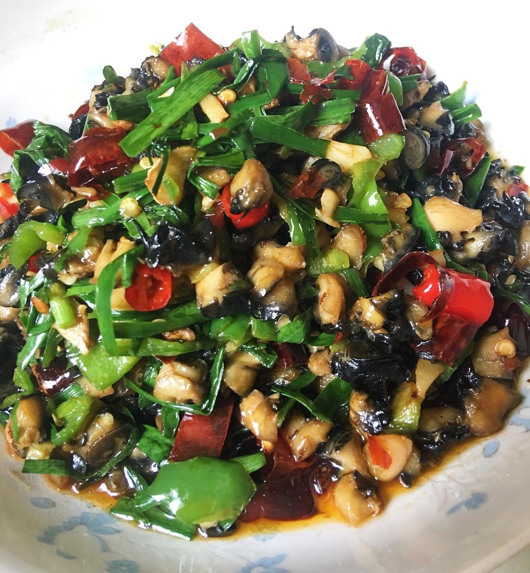 【韭菜爆炒去壳田螺图片】云舒乐_下厨房