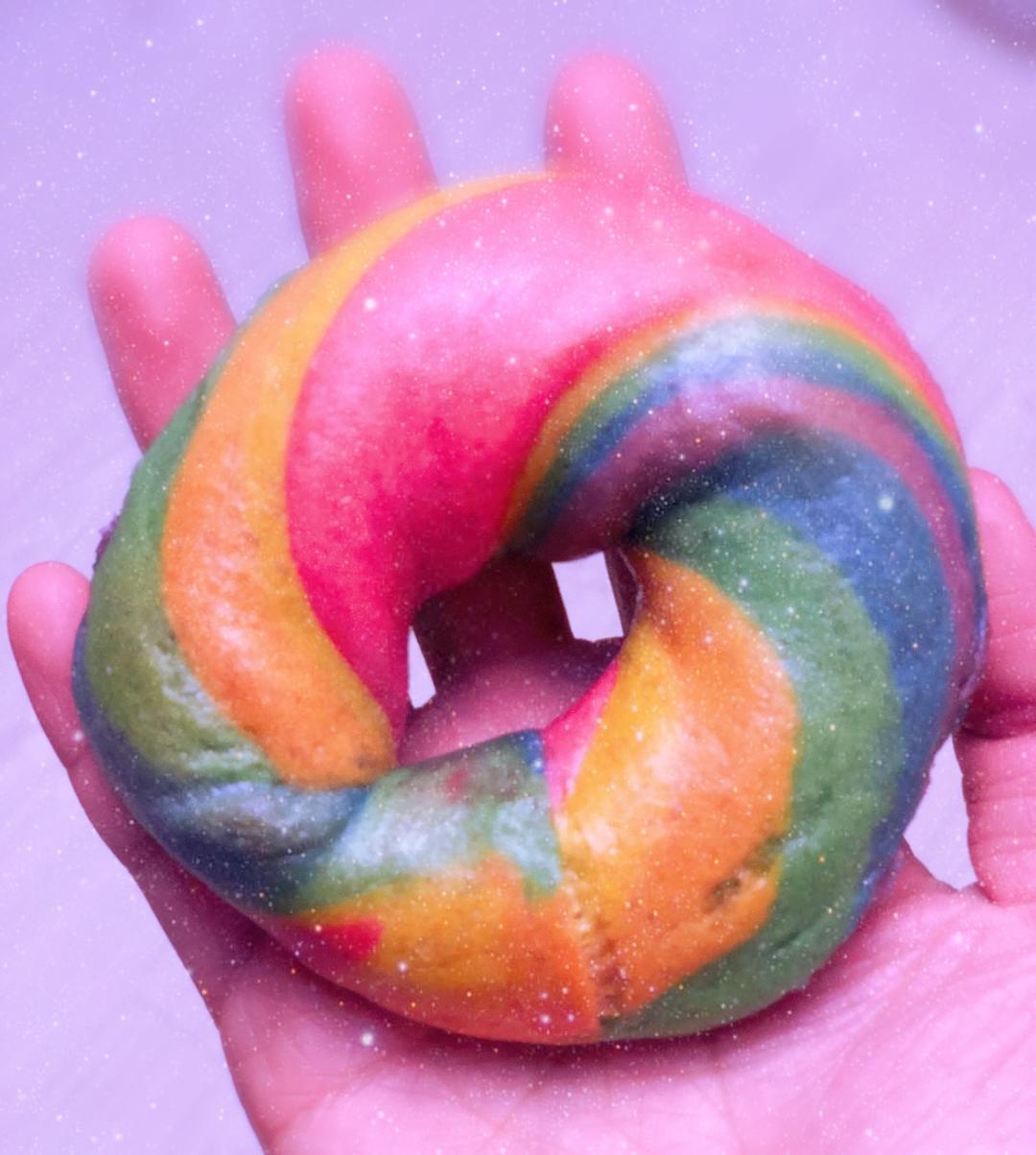 彩虹🌈贝果~给生活增加点色彩