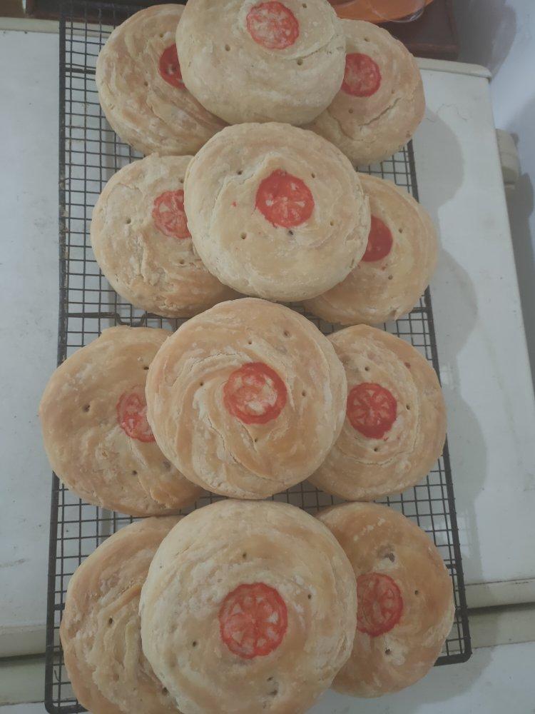 侯朋朋做的潍坊老式传统重油月饼