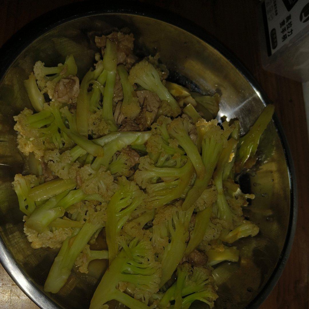 [新手绝不失败]菜花炒肉