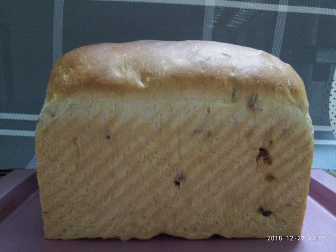 红糖(黑糖)红枣吐司