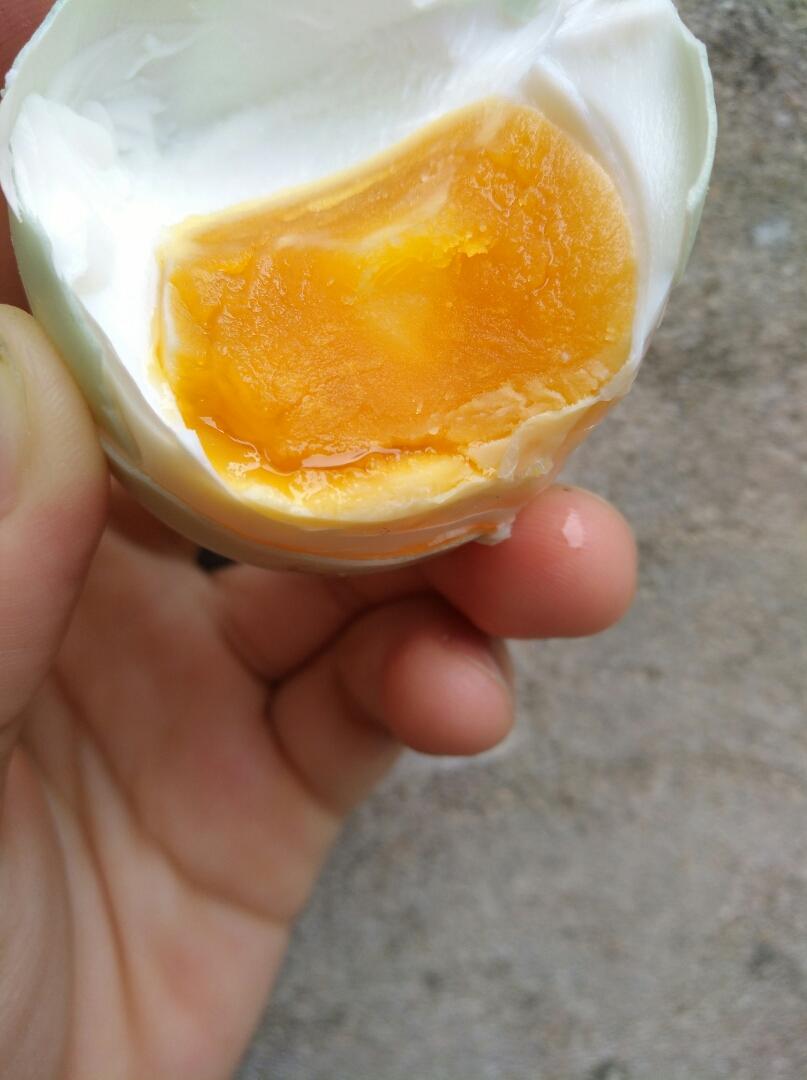 自制流油的咸鸭蛋