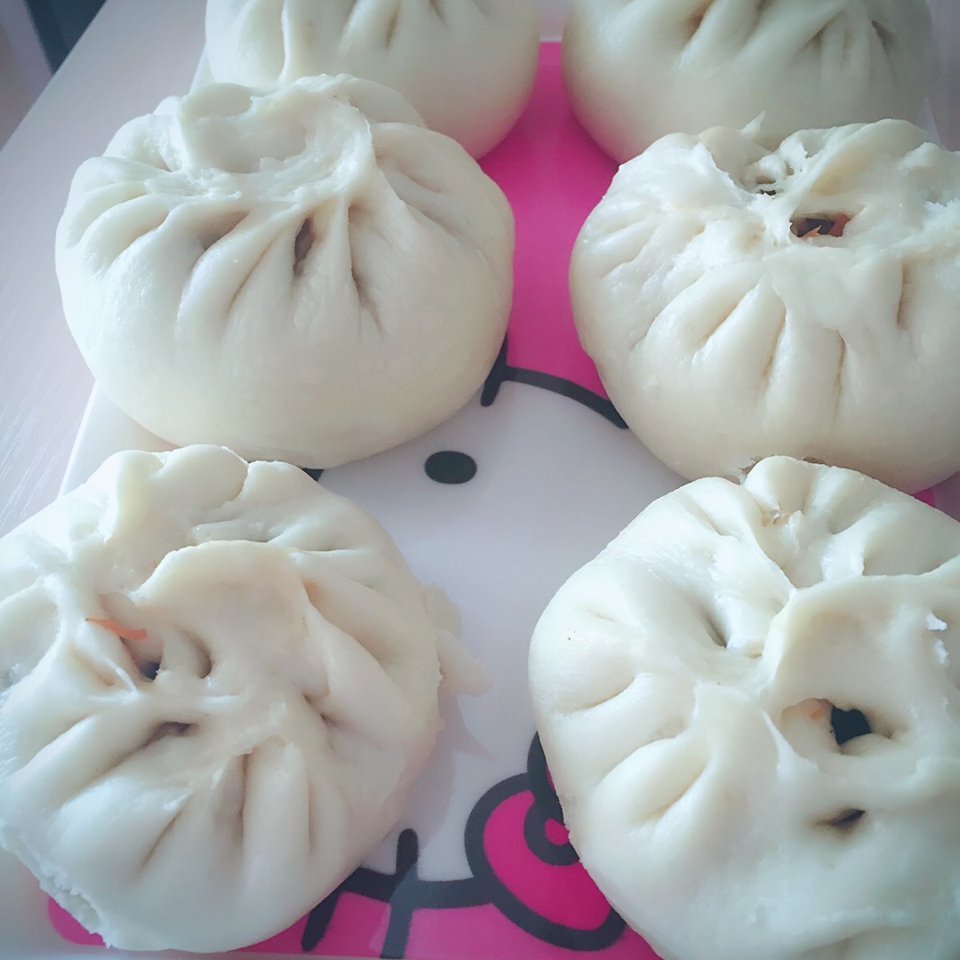 胡萝卜馅素包子（全麦面）