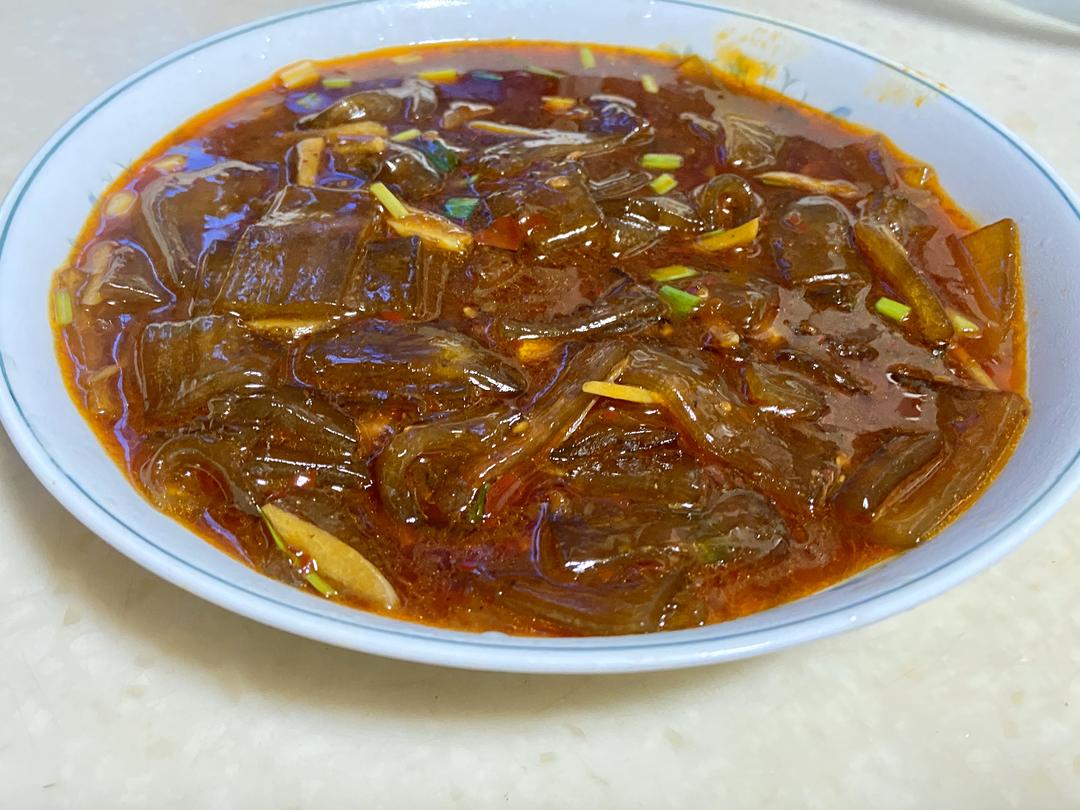 火锅底料炒宽粉的做法