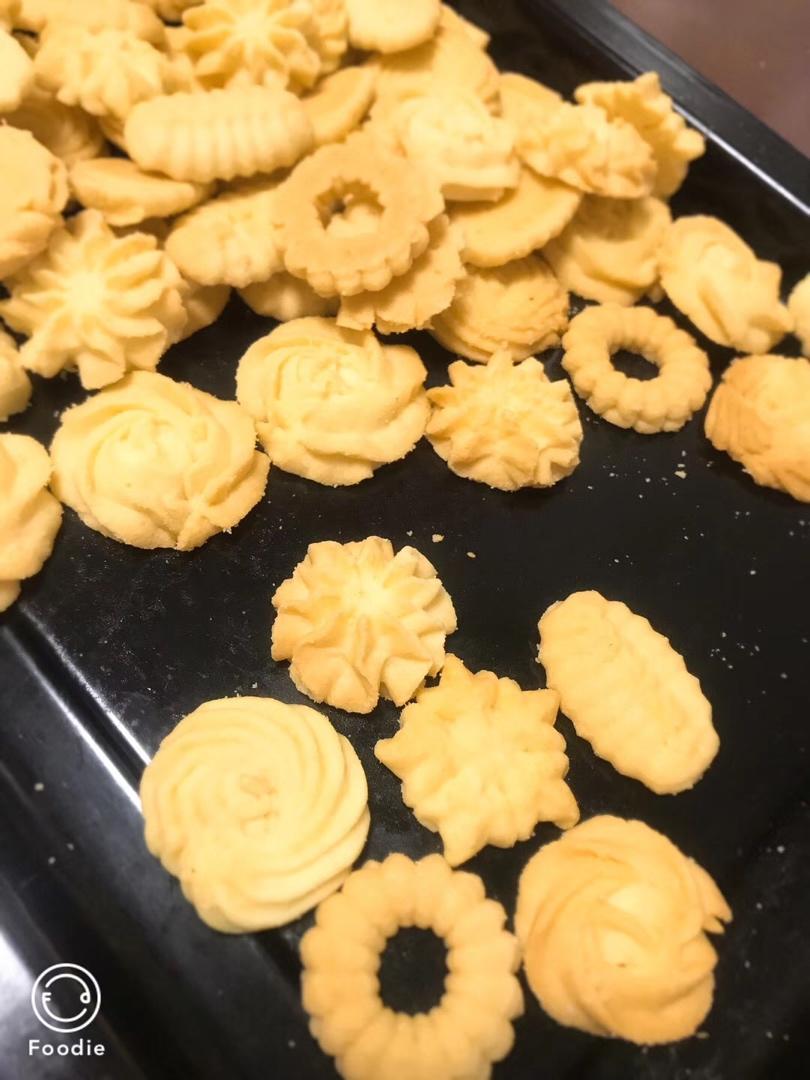 零失败花纹超级立体的黄油曲奇