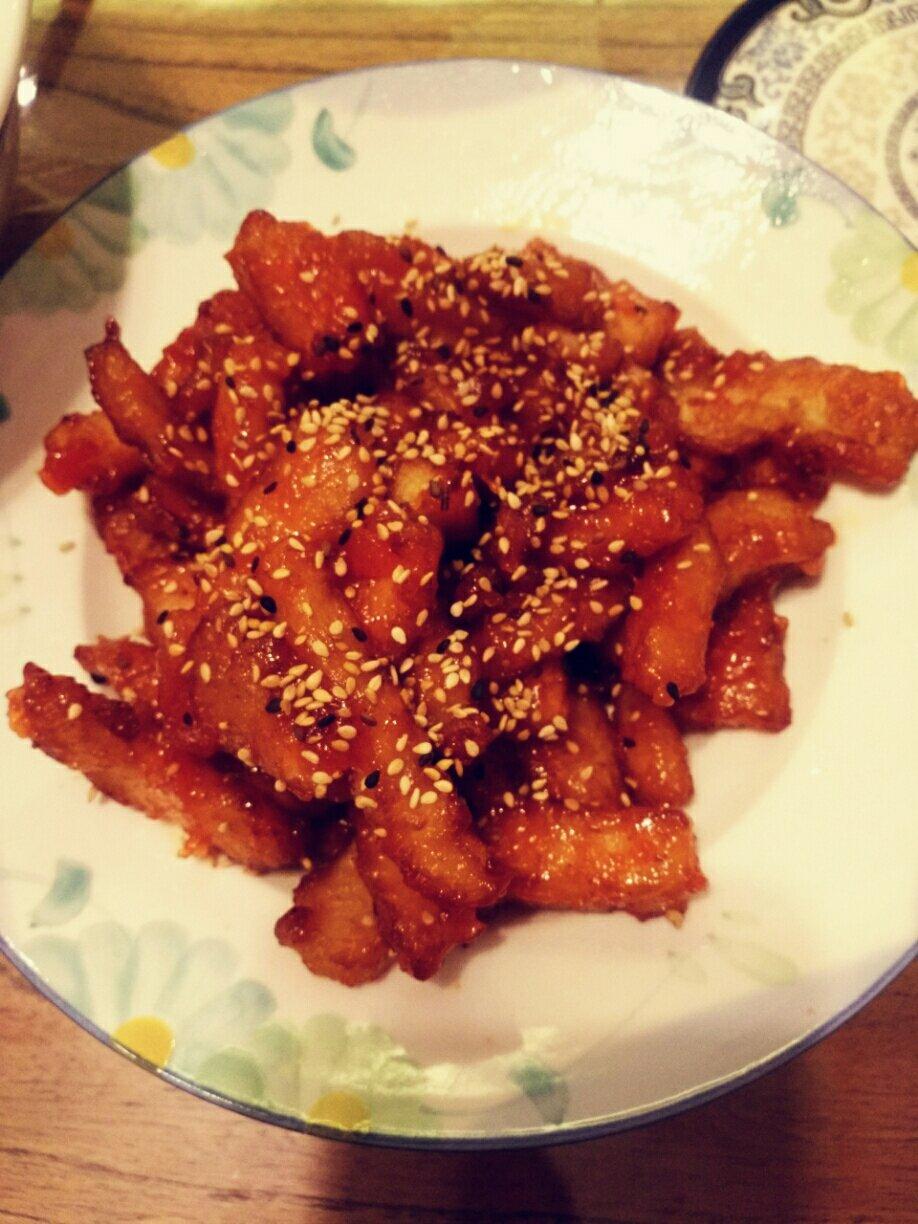 茄汁脆鱼柳