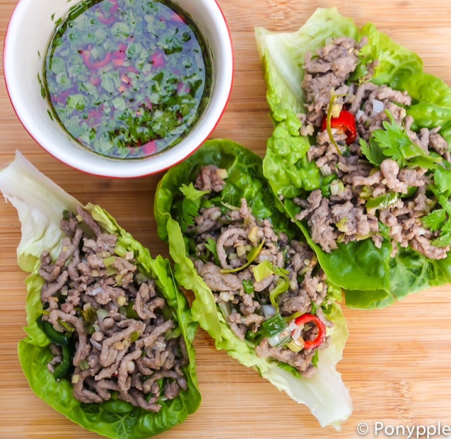 辣椒牛肉包生菜