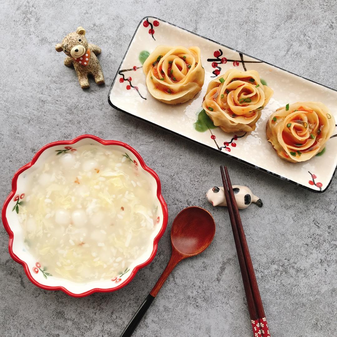 玫瑰花饺子