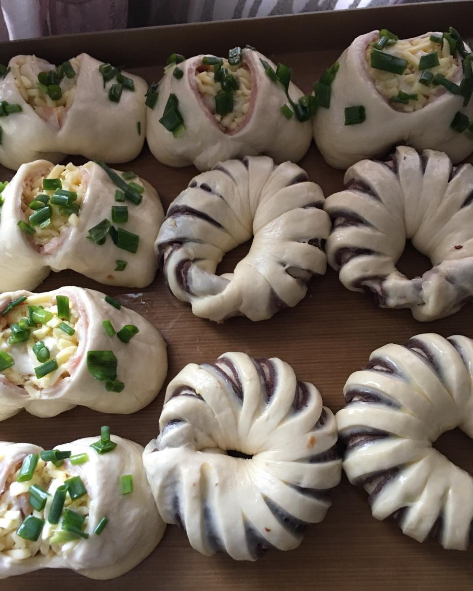 培根芝士面包卷