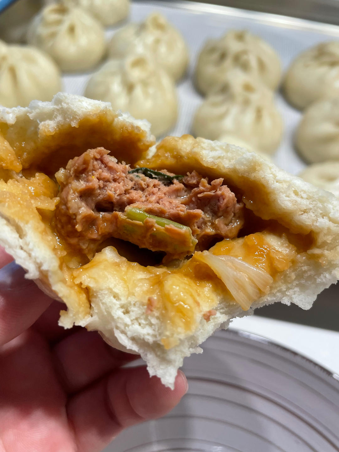 ♨️多汁鲜肉包💯吃了还想吃😭