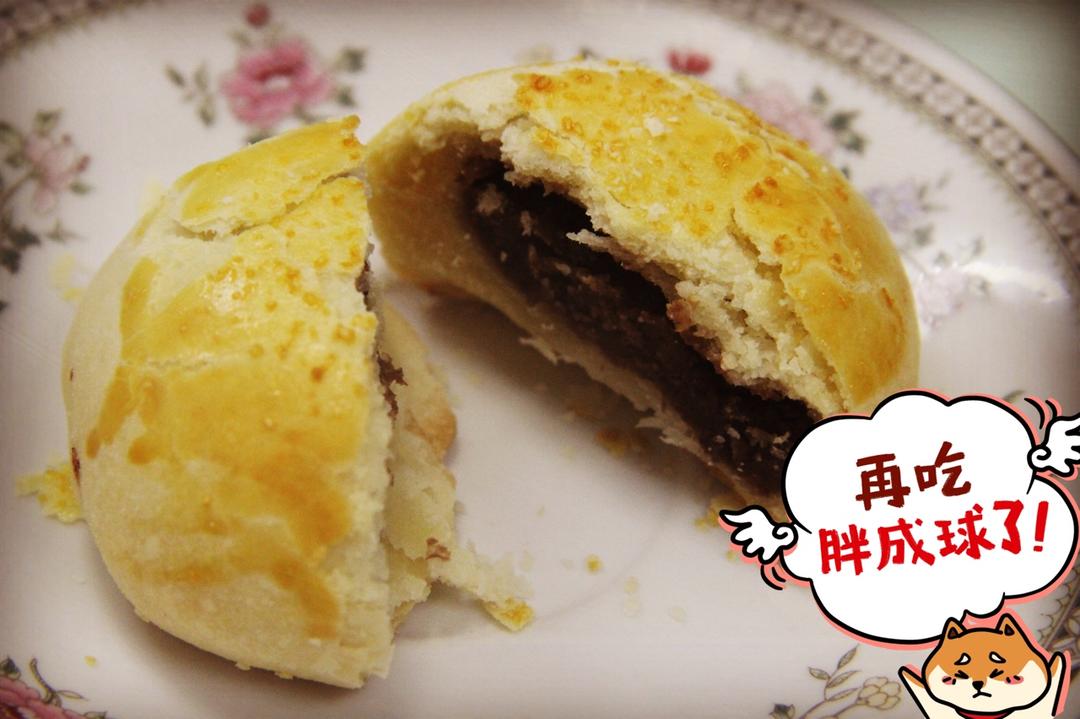 红豆酥饼（附油酥不测漏的办法）