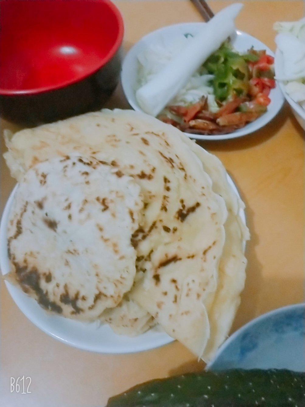 快速早餐鸡蛋葱花饼