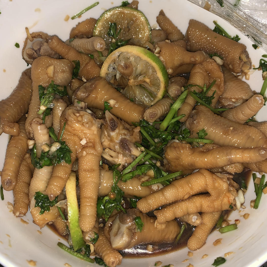 🍋柠檬百香果🌶️酸辣网红鸡爪