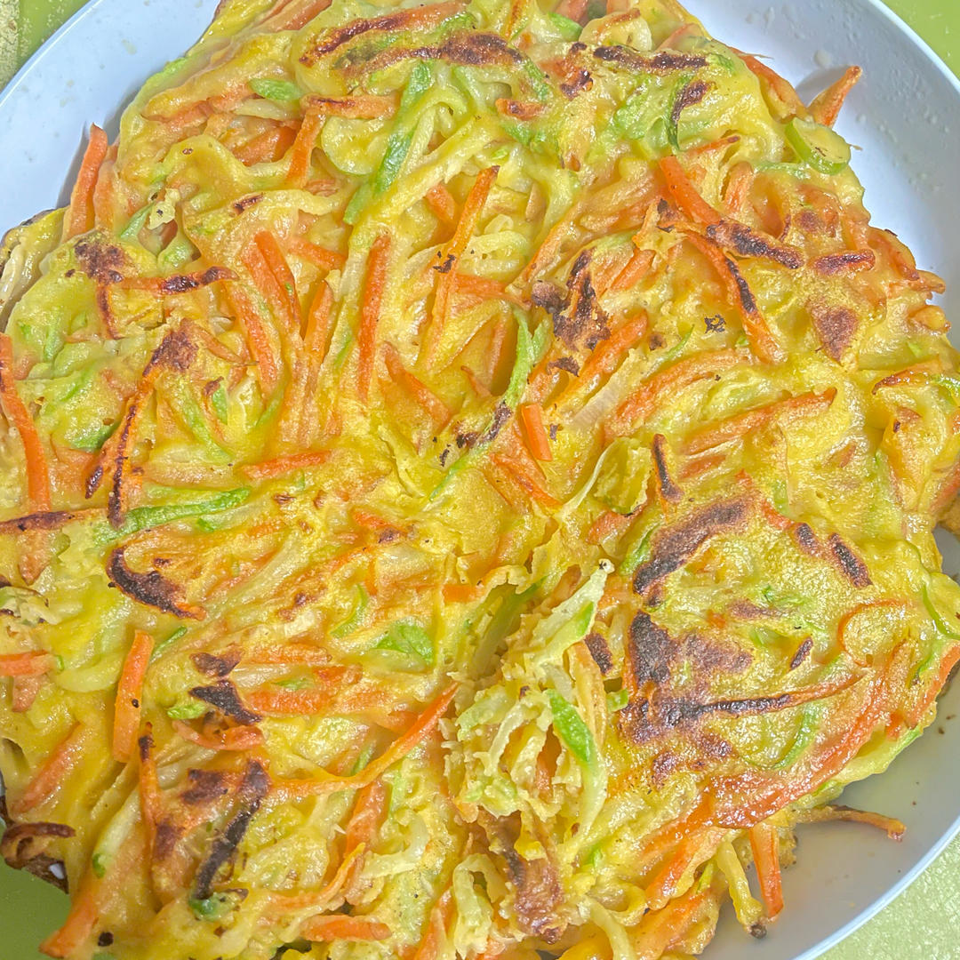 西葫芦鸡蛋饼（快手早餐）糊塌子