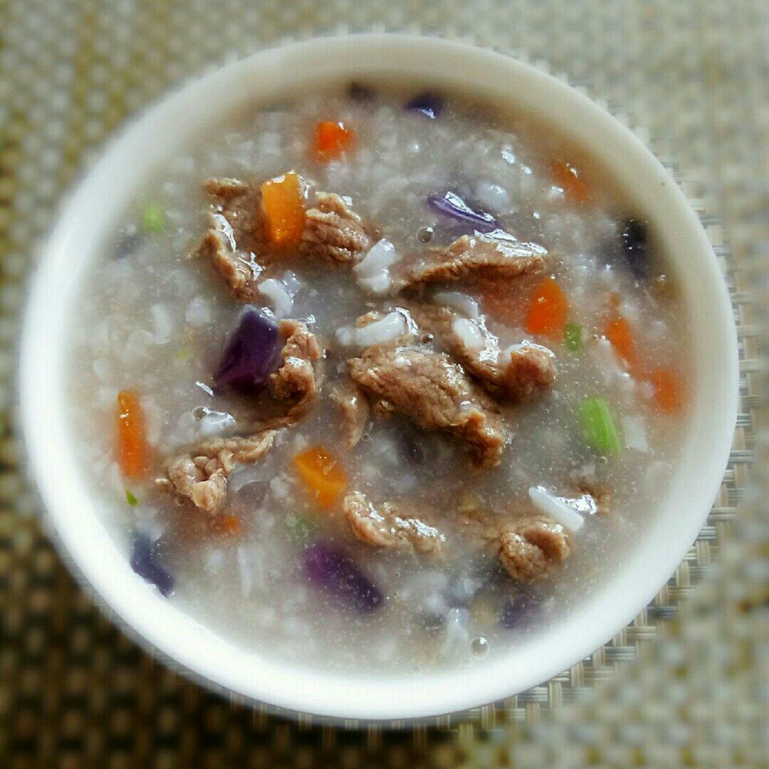 强身健体补脾蔬菜牛肉粥