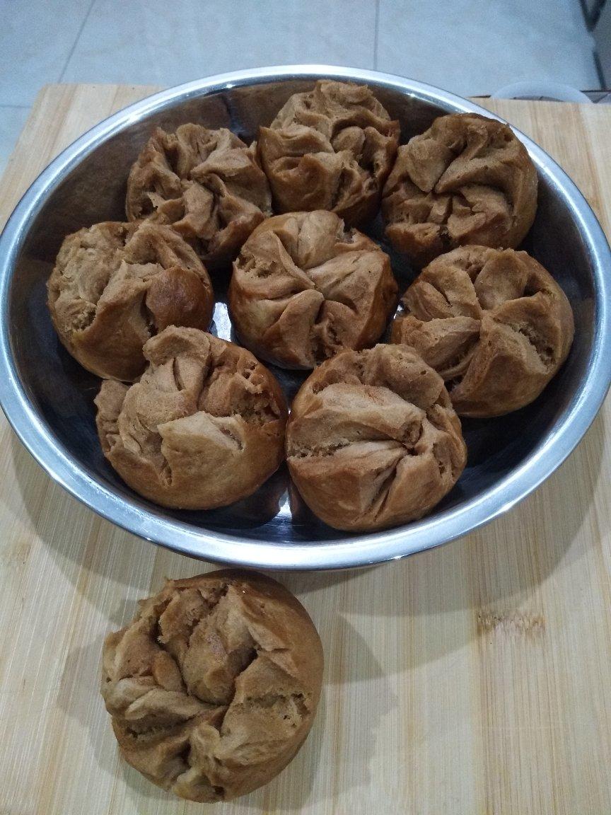 红糖开花馒头 零失败的方子 保证各个开花 面香味儿浓郁 附细节视频详解