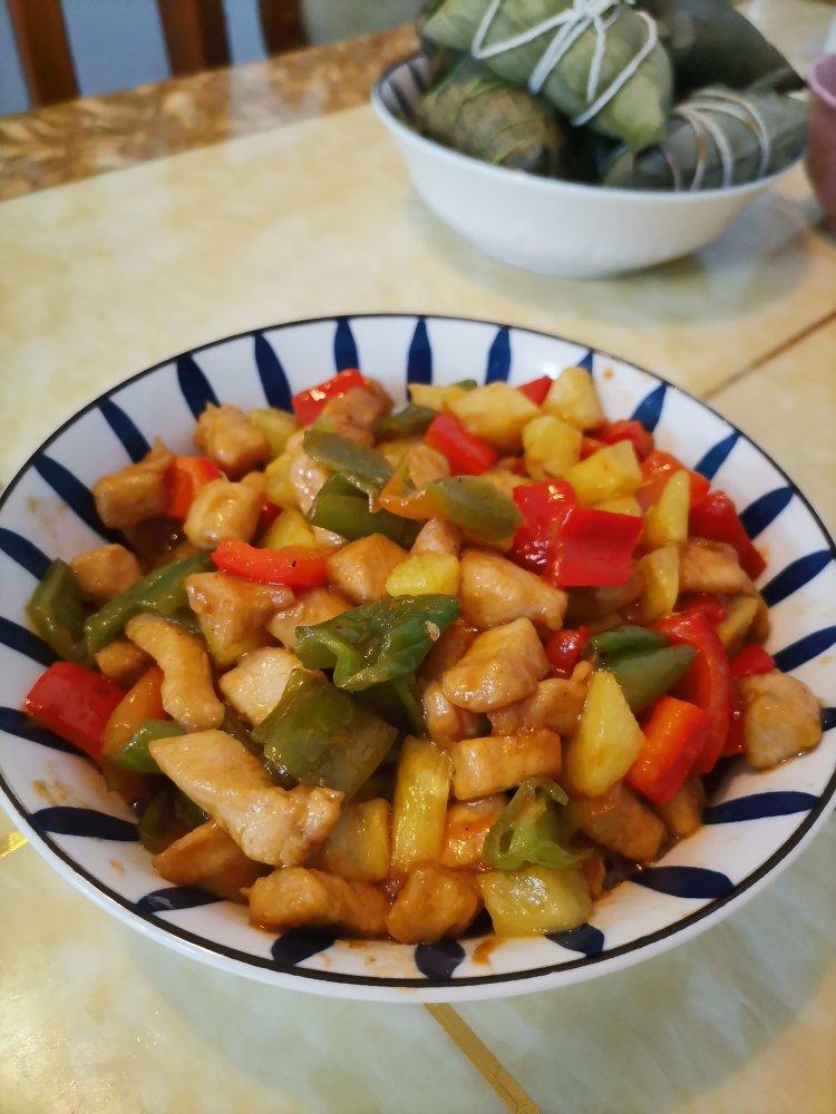 菠萝鸡丁