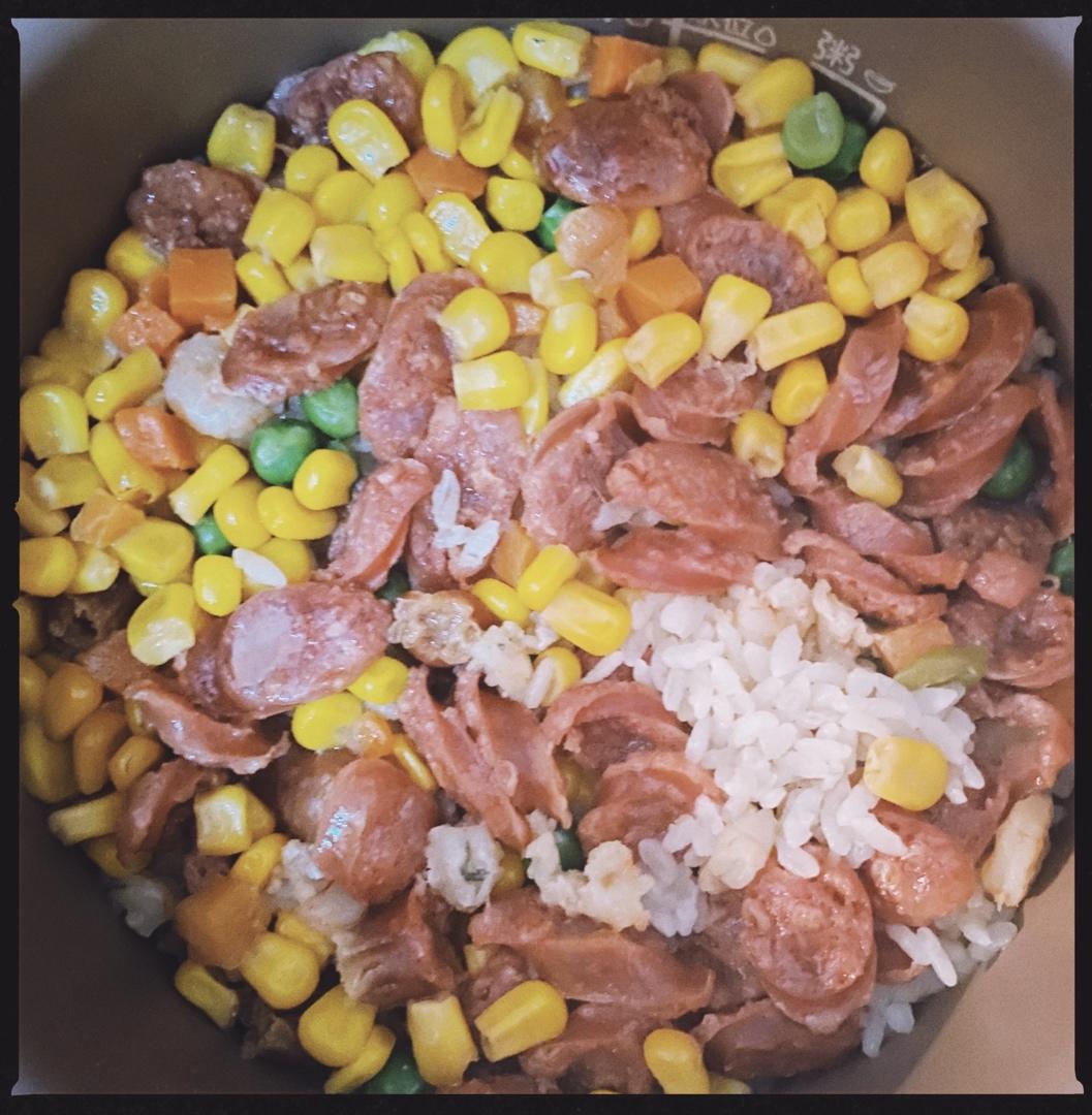 腊肠焖饭