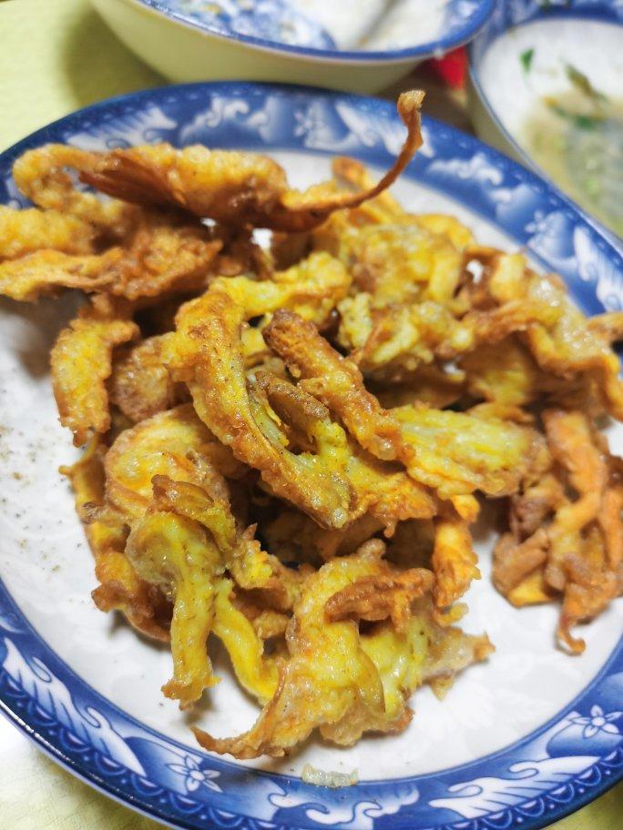 油炸平菇