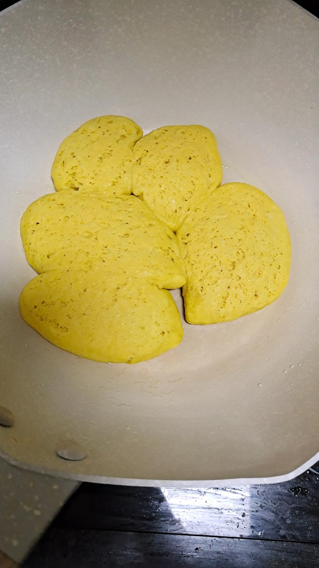 玉米面锅贴（一次发酵）