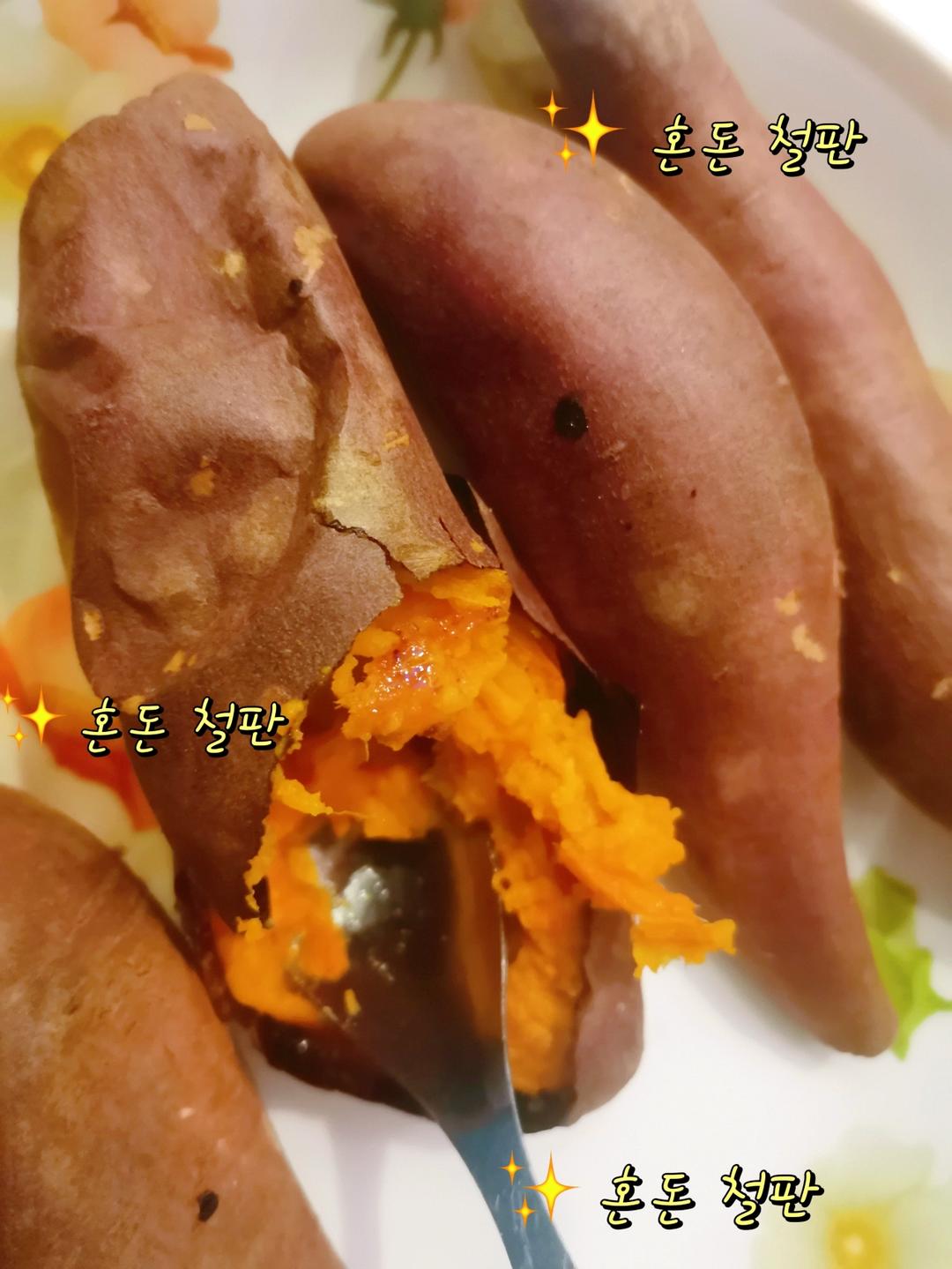 空气炸锅烤红薯(超级简单)