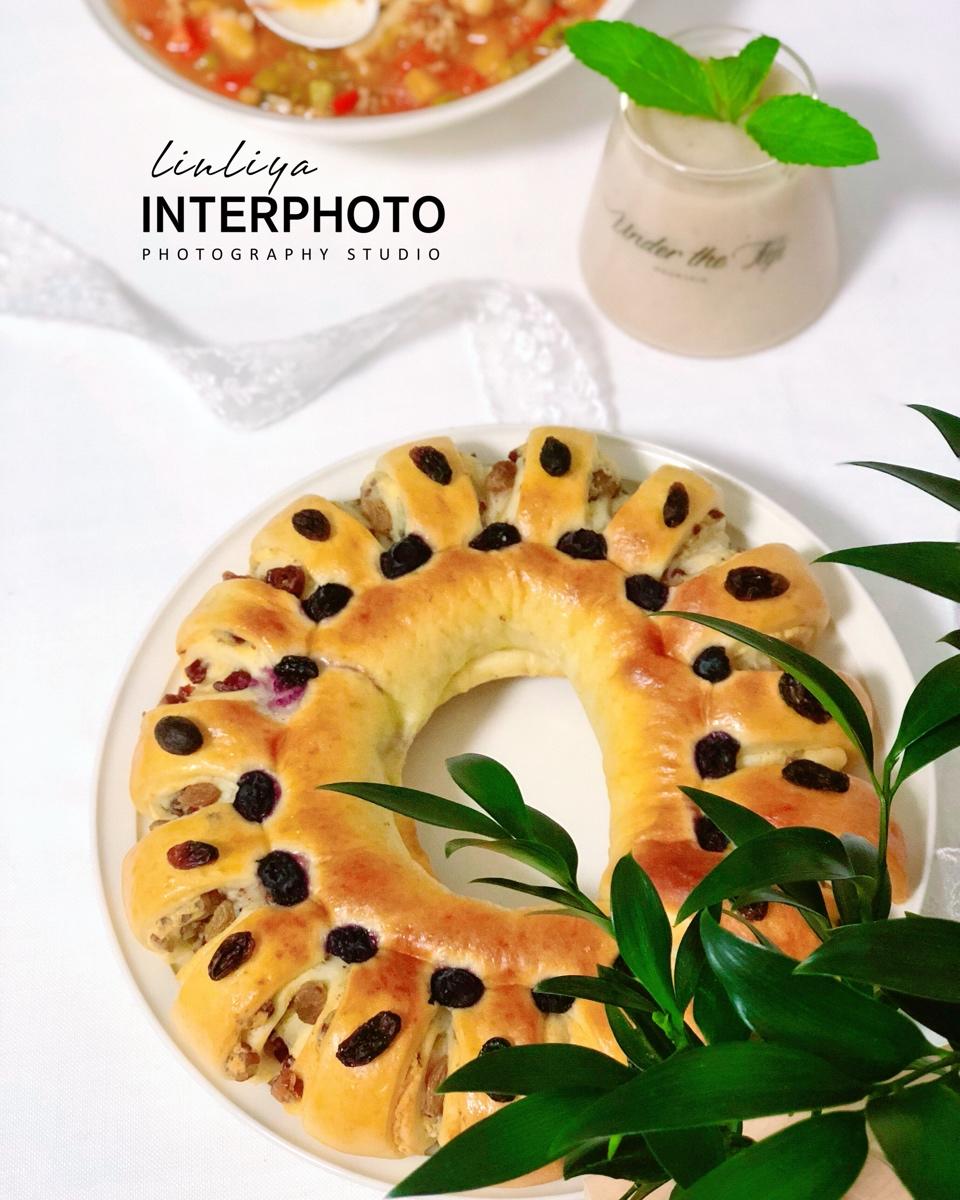 奶油乳酪核桃面包