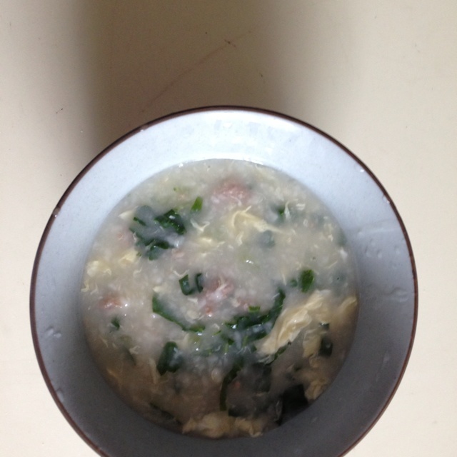 青菜鸡蛋面疙瘩汤