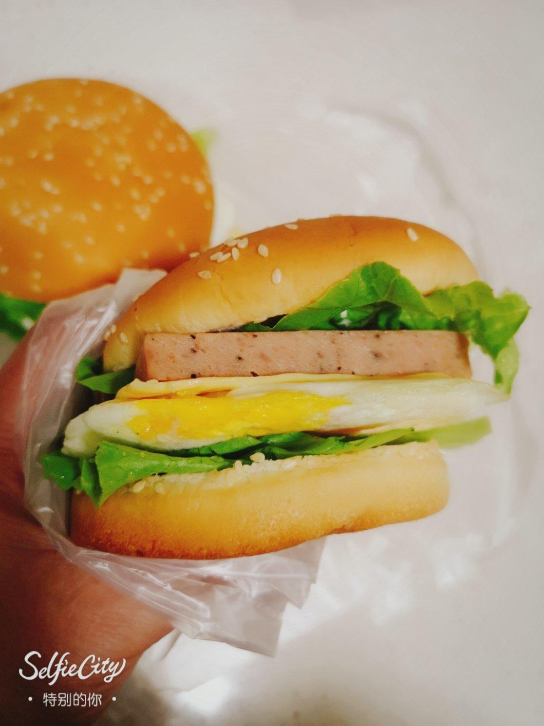 自制营养肉饼汉堡包