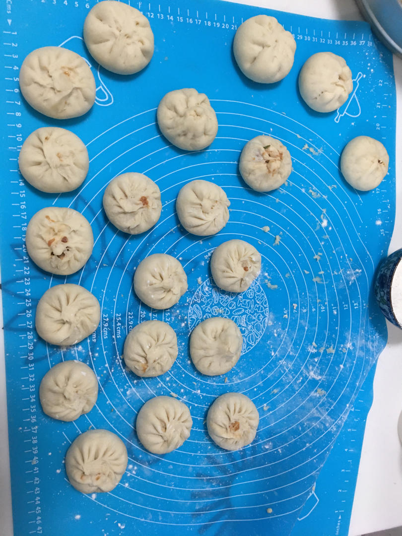松软多汁的肉包子