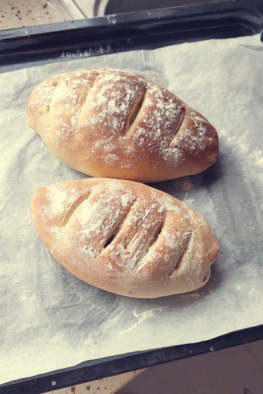 麻薯核桃夹心软欧包