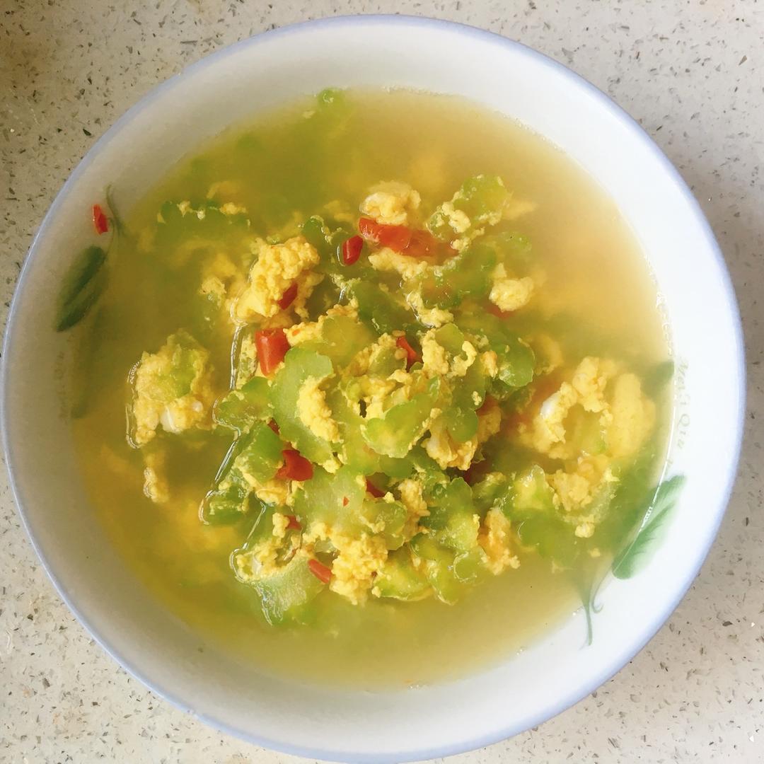 赞                  苦瓜蛋花汤              苦瓜,鸡蛋,盐,香油